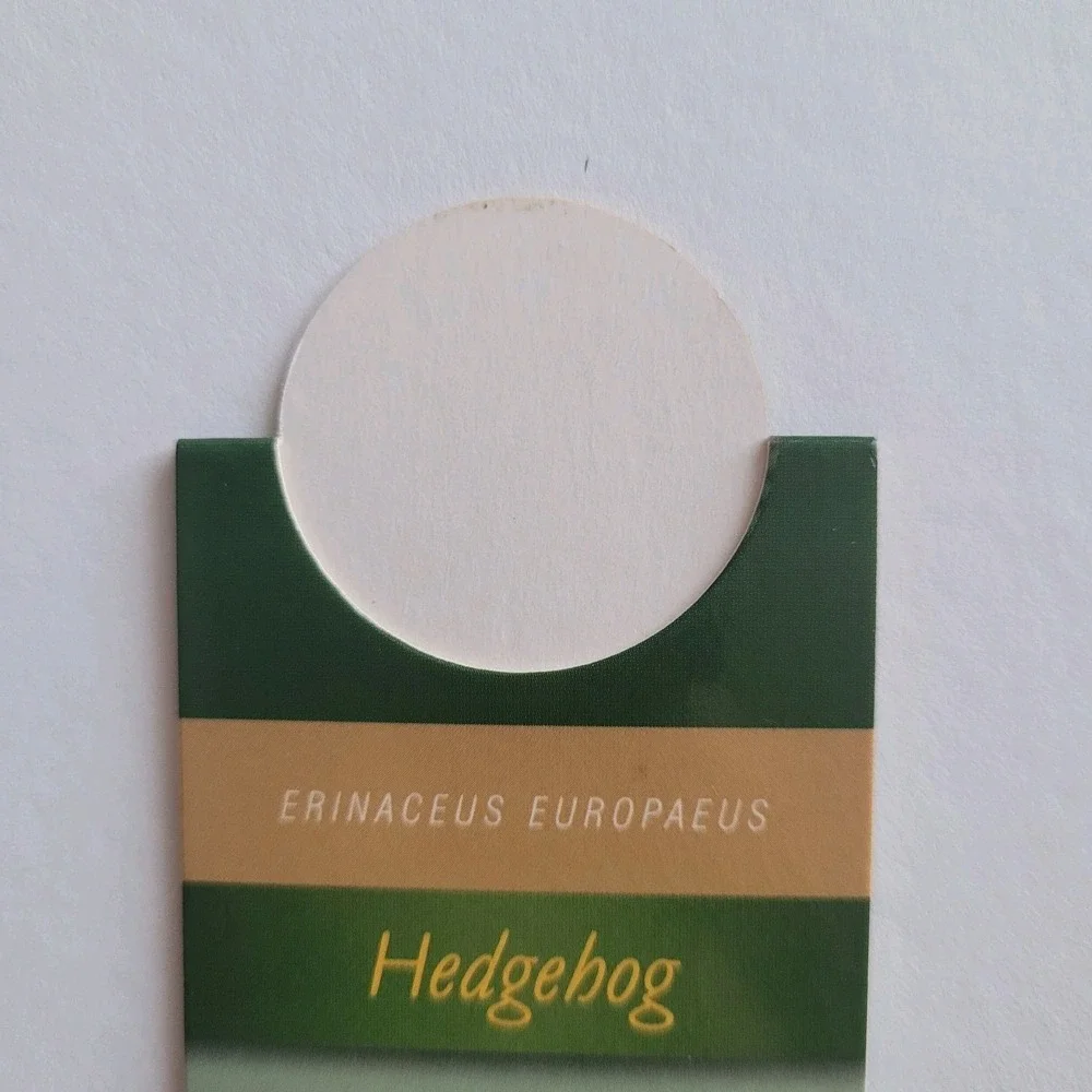 Cardmarks Hedgehog Nature Animal Info Magnetic Magnet UK Company If 2408 Y2k 00s